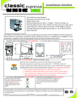 GRI-CLASSIC-1-220V-Installation Checklist