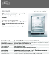 SUM-SCR610BLCSS-Spec Sheet
