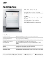 SUM-SCR600BGLBI-Spec Sheet