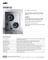 SUM-CR2B122-Spec Sheet