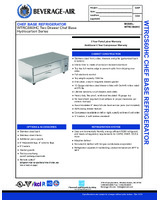 BEV-WTRCS60HC-Spec Sheet
