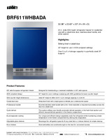 SUM-BRF611WHBADA-Spec Sheet