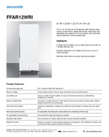 SUM-FFAR121SSRI-Spec Sheet
