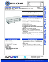 BEV-WTRCS72HC-76-Spec Sheet