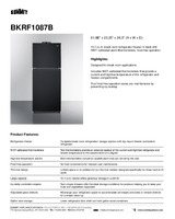 SUM-BKRF1087B-Spec Sheet
