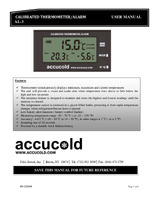 SUM-ACF33L-Thermometer/Alarm User Manual