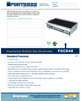 FOR-FGCB48-Spec Sheet