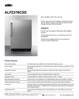 SUM-ALFZ37BCSS-Spec Sheet