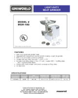 UNI-MGH-180-Spec Sheet
