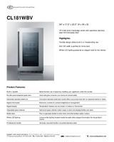 SUM-CL181WBV-Spec Sheet