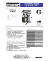 UNI-UPM-10E-Spec Sheet
