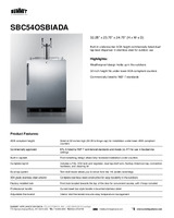 SUM-SBC54OSBIADA-Spec Sheet