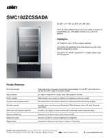 SUM-SWC182ZCSSADA-Spec Sheet