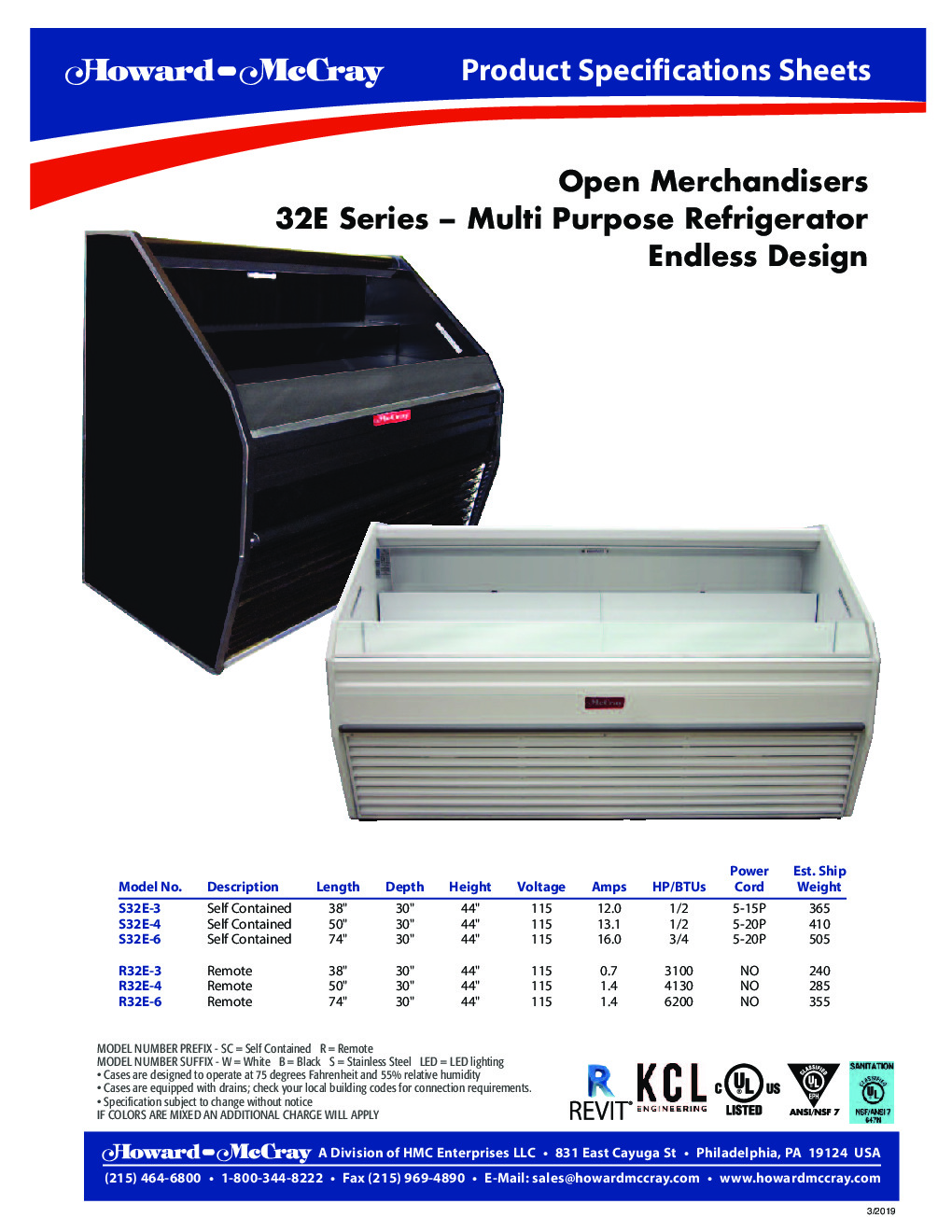 Howard-McCray S32E-3-B Open Refrigerated Display Merchandiser