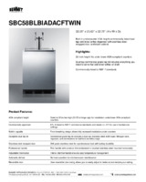SUM-SBC58BLBIADACFTWIN-Spec Sheet