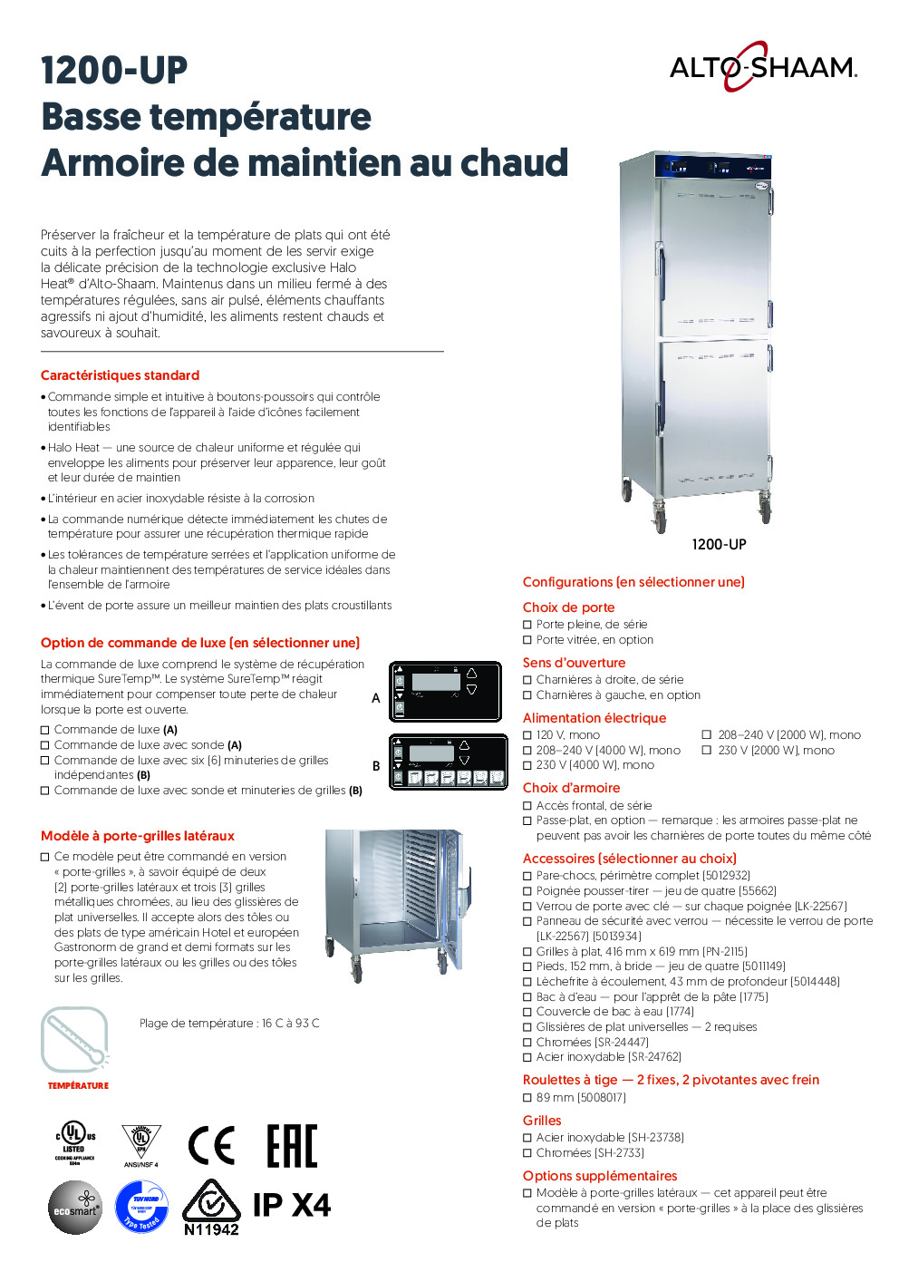 Alto-Shaam 1200-UP-QS Mobile Heated Cabinet
