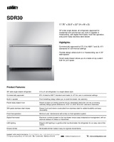 SUM-SDR30-Spec Sheet