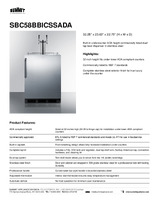 SUM-SBC58BLBICSSADA-Spec Sheet