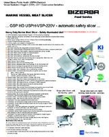 BIZ-GSP-HD-USPH-VSP-220V-Spec Sheet
