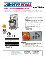 DOU-DXP-PM20A-Spec Sheet