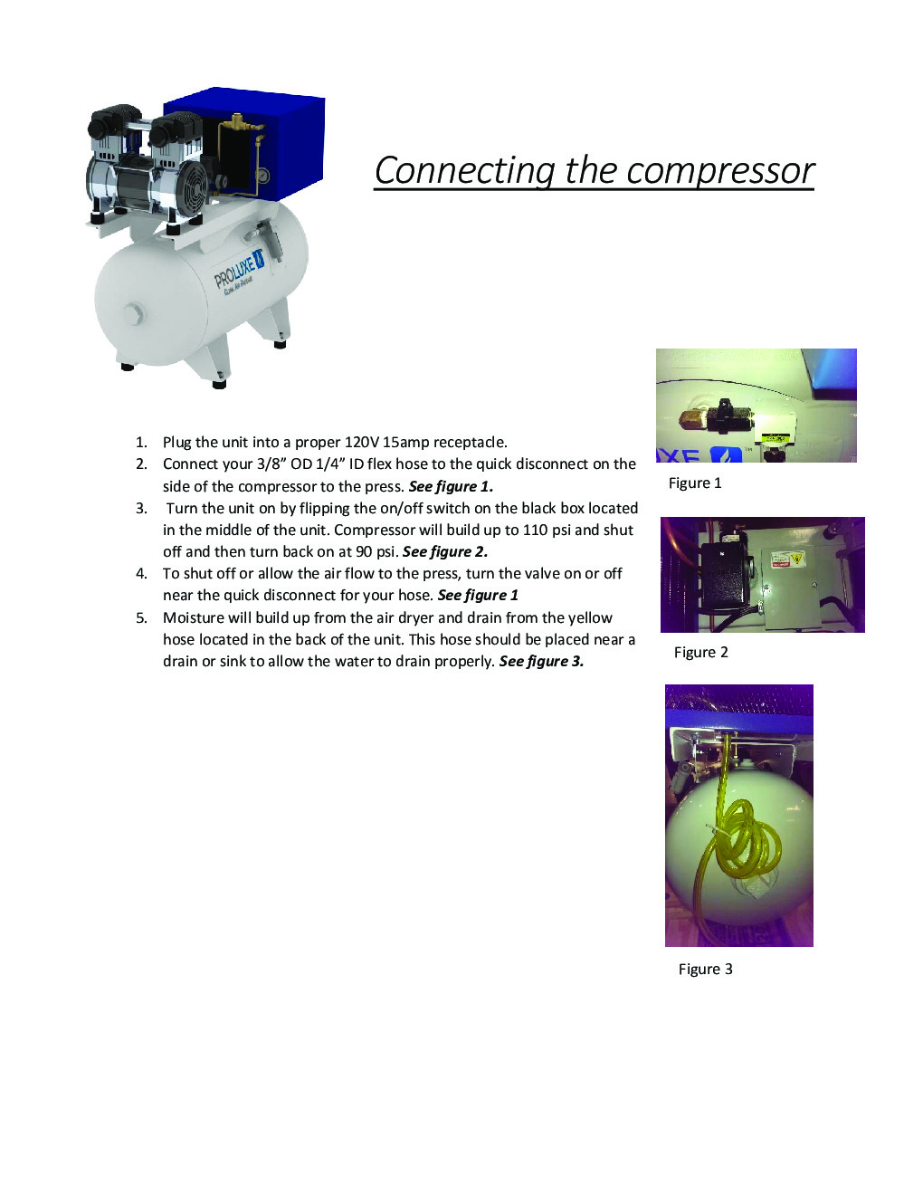 Proluxe DPCDA Dough Press Air Compressor