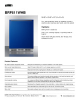 SUM-BRF611WHB-Spec Sheet