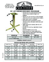 OAK-B36CHR-4-BAR-Spec Sheet