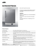 SUM-SCR504SSTBADA-Spec Sheet