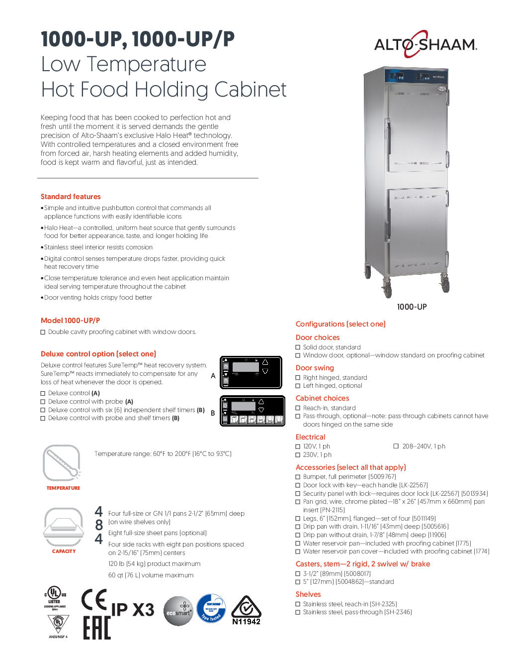 Alto-Shaam 1000-UP-QS Mobile Heated Cabinet