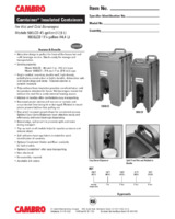 CAM-500LCD110-Spec Sheet