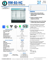 HOS-RM-65-HC-Spec Sheet