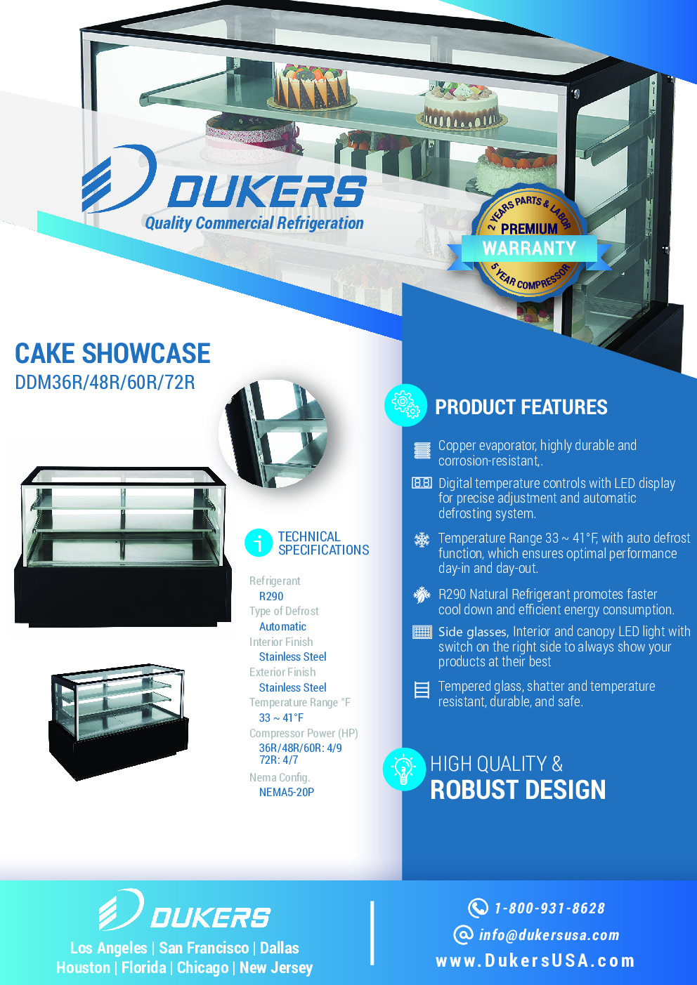 Dukers Appliance Co DDM60R 60