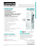 CHA-DH-6000T-VHR-Spec Sheet