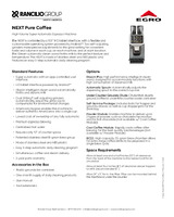 EGR-EGRO-NEXT-PURE-COFFEE-Spec Sheet