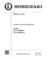 HOS-DCM-500BWH-Parts Manual