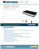FOR-FGHP60-Spec Sheet