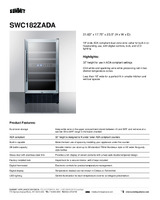 SUM-SWC182ZADA-Spec Sheet