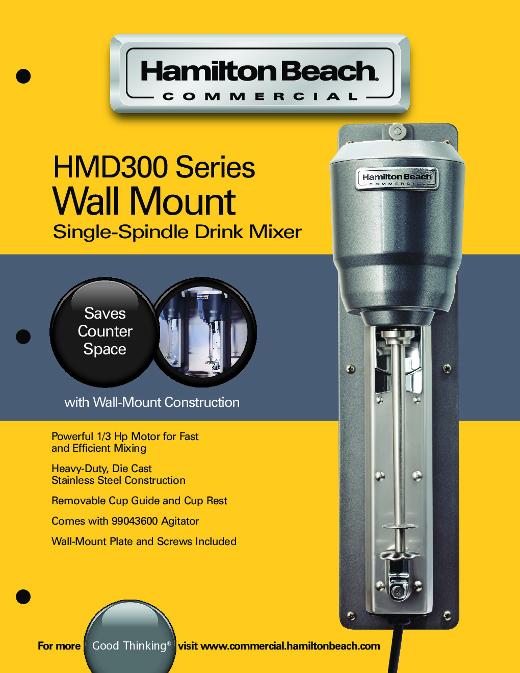 Hamilton Beach HMD300-CE Drink / Bar Mixer