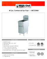 Magic Chef MCCGF40A-P Stainless Steel Commercial Propane (LP) Gas Frye –  FalconRestaurantSupply
