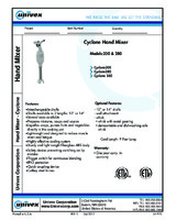 UVX-CYCLONE360-Spec Sheet
