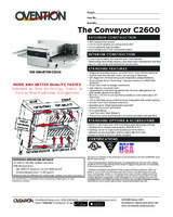 OVE-CONVEYOR-C2600-SB-Spec Sheet
