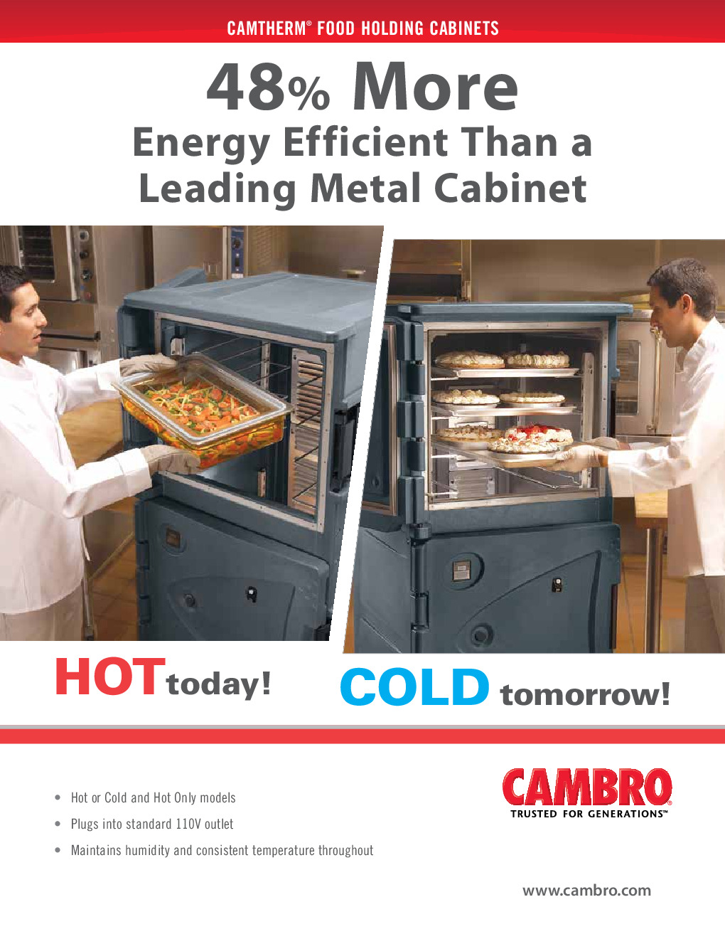Cambro CMBHC1826TSF194 Mobile Heated Cabinet