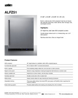 SUM-ALFZ51-Spec Sheet