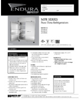 MAS-MPR806SSS-0-Spec Sheet