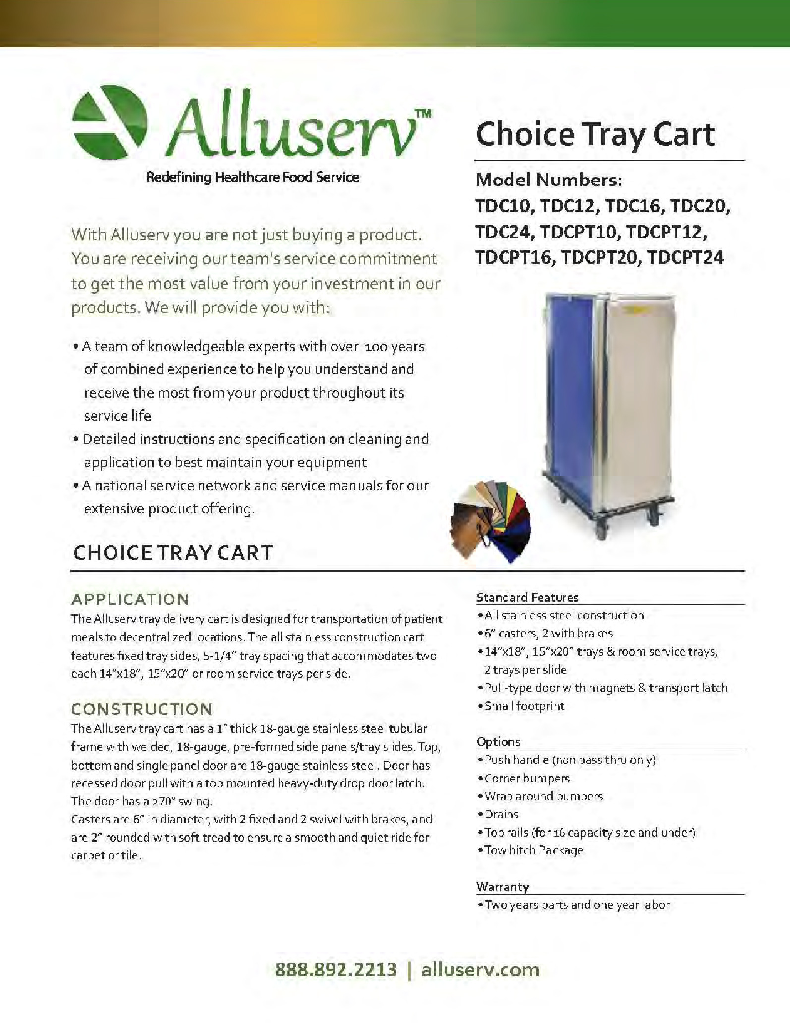 Alluserv TDC24 Meal Tray Delivery Cabinet