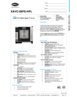 UNO-XAVC-06FS-HPL-Spec Sheet