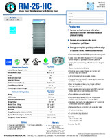 HOS-RM-26-HC-Spec Sheet