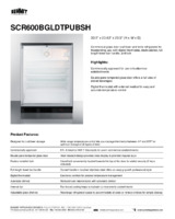 SUM-SCR600BGLDTPUBSH-Spec Sheet