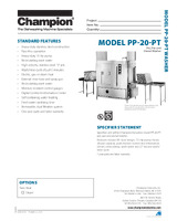 CHA-PP-20-PT-Spec Sheet