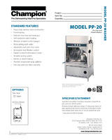 CHA-PP-20-Spec Sheet